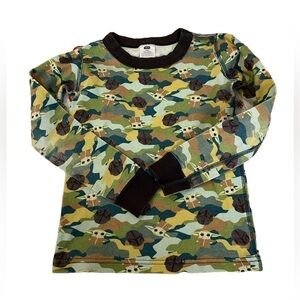 Hanna Andersson x Star Wars Baby Yoda Disney Long Sleeve Unisex Shirt Size 6-7